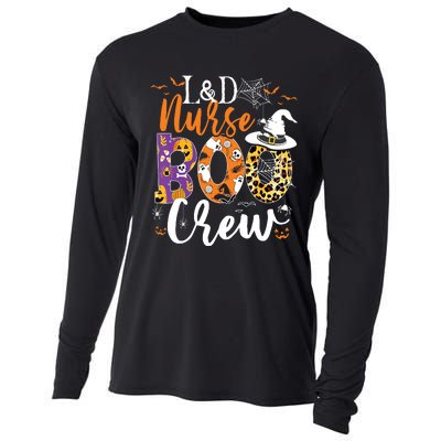 Ld Nurse Boo Crew Halloween Labor Delivery Nurse Costume Cooling Performance Long Sleeve Crew