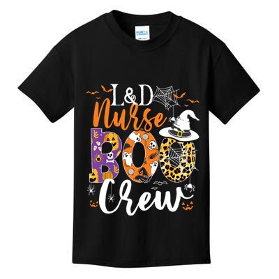 Ld Nurse Boo Crew Halloween Labor Delivery Nurse Costume Kids T-Shirt