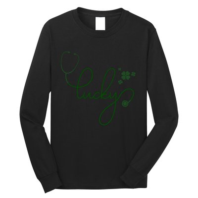 Lucky Nurse Cute St Patricks Day Long Sleeve Shirt