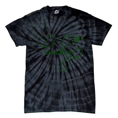 Lucky Nurse Cute St Patricks Day Tie-Dye T-Shirt