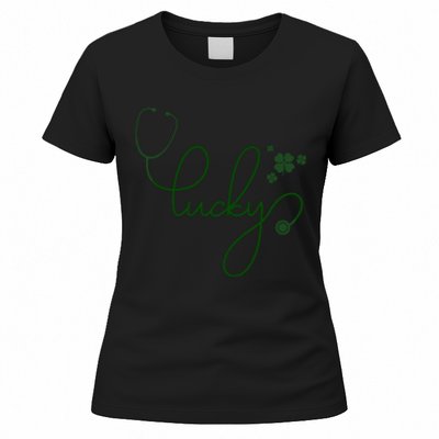 Lucky Nurse Cute St Patricks Day Women's T-Shirt