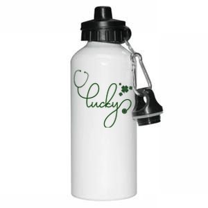 Lucky Nurse Cute St Patricks Day Aluminum Water Bottle