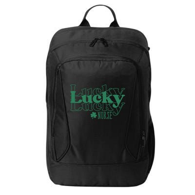 Lucky Nurse Cute St Patricks Day City Backpack