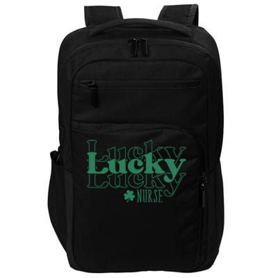 Lucky Nurse Cute St Patricks Day Impact Tech Backpack