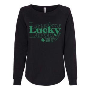 Lucky Nurse Cute St Patricks Day Womens California Wash Sweatshirt