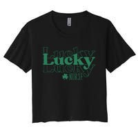 Lucky Nurse Cute St Patricks Day Women's Crop Top Tee