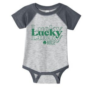 Lucky Nurse Cute St Patricks Day Infant Baby Jersey Bodysuit