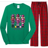 Leopard Nutcracker Christmas 2024 Xmas Pajamas Matching Long Sleeve Pajama Set