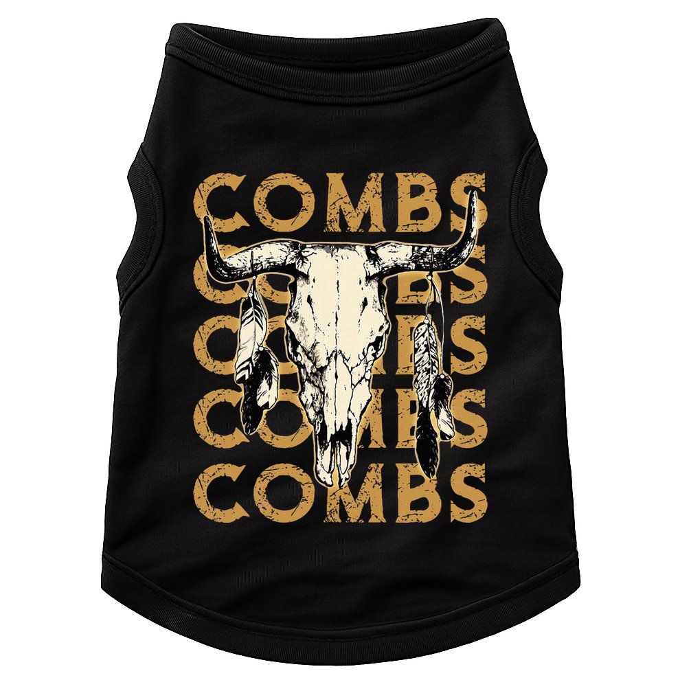 Last Name Comb Proud Costume Lovers Doggie Tank