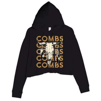 Last Name Comb Proud Costume Lovers Crop Fleece Hoodie