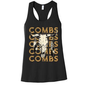 Last Name Comb Proud Costume Lovers Women's Racerback Tank