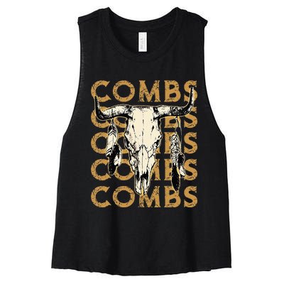 Last Name Comb Proud Costume Lovers Women's Racerback Cropped Tank