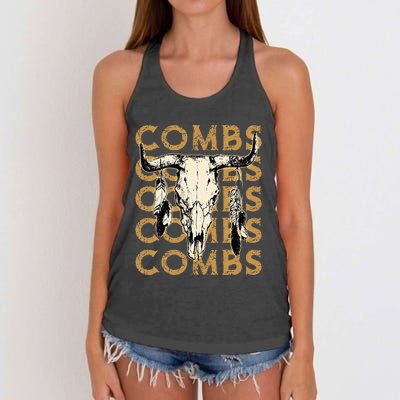 Last Name Comb Proud Costume Lovers Women's Knotted Racerback Tank