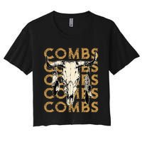 Last Name Comb Proud Costume Lovers Women's Crop Top Tee