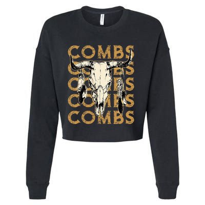 Last Name Comb Proud Costume Lovers Cropped Pullover Crew