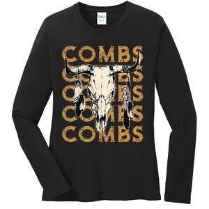 Last Name Comb Proud Costume Lovers Ladies Long Sleeve Shirt