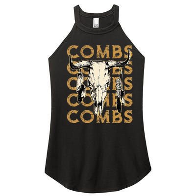 Last Name Comb Proud Costume Lovers Women's Perfect Tri Rocker Tank