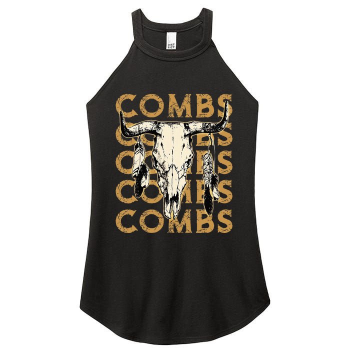 Last Name Comb Proud Costume Lovers Women's Perfect Tri Rocker Tank