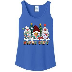 Leopard Nurse Christmas Gnomes Cute Xmas Scrub Nurses Cute Gift Ladies Essential Tank