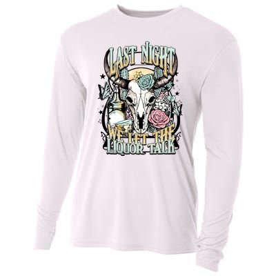 Last Night Cowboy Cooling Performance Long Sleeve Crew