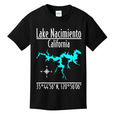 Lake Nacimiento California Kids T-Shirt