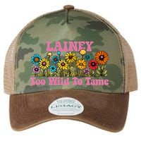 Lainey Name Cute Retro Girl Wildflower Lainey Name Legacy Tie Dye Trucker Hat