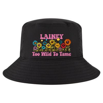 Lainey Name Cute Retro Girl Wildflower Lainey Name Cool Comfort Performance Bucket Hat