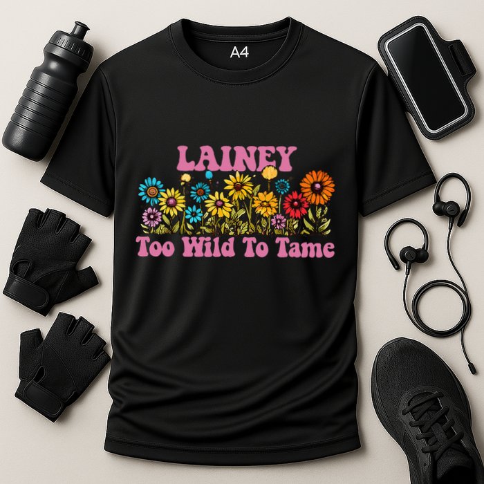 Lainey Name Cute Retro Girl Wildflower Lainey Name Cooling Performance Crew T-Shirt