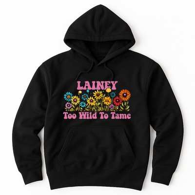 Lainey Name Cute Retro Girl Wildflower Lainey Name Hoodie