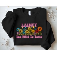Lainey Name Cute Retro Girl Wildflower Lainey Name Sweatshirt