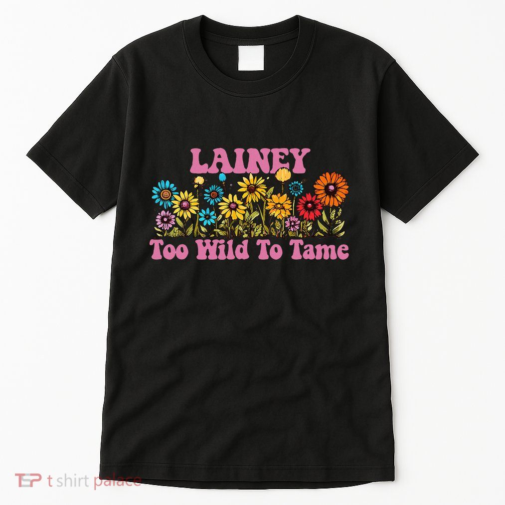 Lainey Name Cute Retro Girl Wildflower Lainey Name Tall T-Shirt