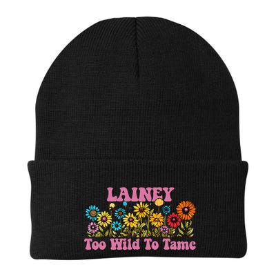 Lainey Name Cute Retro Girl Wildflower Lainey Name Beanie