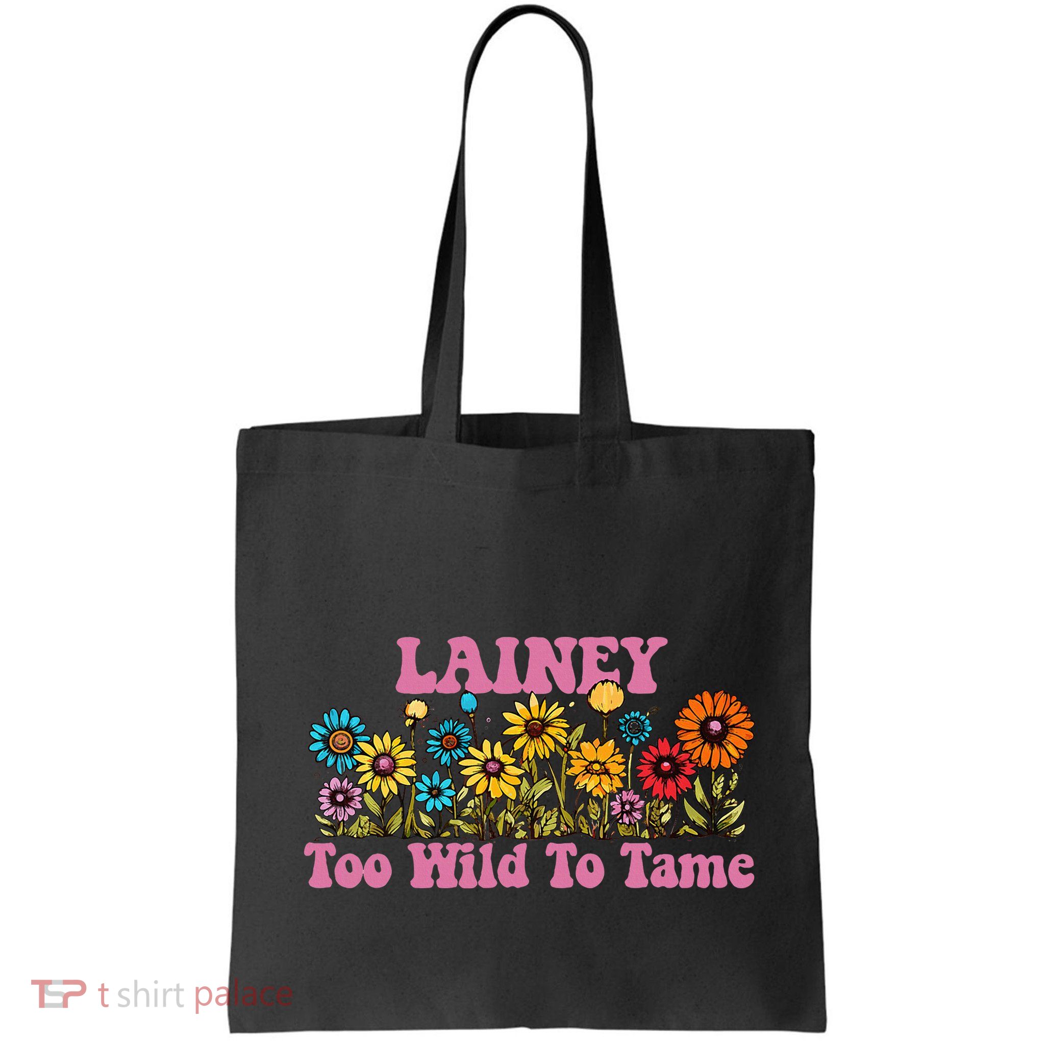 Lainey Name Cute Retro Girl Wildflower Lainey Name Bag