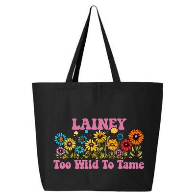 Lainey Name Cute Retro Girl Wildflower Lainey Name 25L Jumbo Tote