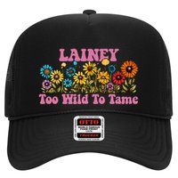 Lainey Name Cute Retro Girl Wildflower Lainey Name Hat