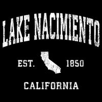 Lake Nacimiento California Ca Vintage Athletic Toddler Hoodie