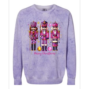 Leopard Nutcracker Christmas 2024 Colorblast Crewneck Sweatshirt