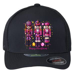 Leopard Nutcracker Christmas 2024 Flexfit Unipanel Trucker Cap