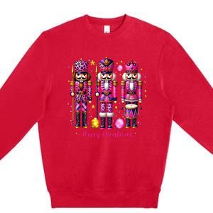 Leopard Nutcracker Christmas 2024 Premium Crewneck Sweatshirt