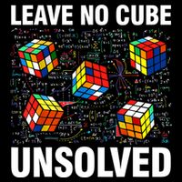 Leave No Cube Unsolved Funny Speed Cubing Math Wool Snapback Cap