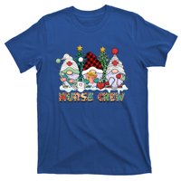 Leopard Nurse Christmas Gnomes Cute Xmas Scrub Nurses Gift T-Shirt