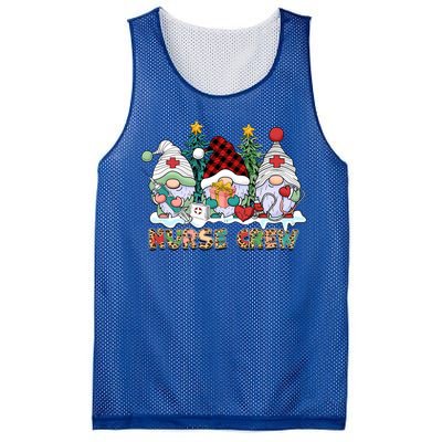 Leopard Nurse Christmas Gnomes Cute Xmas Scrub Nurses Gift Mesh Reversible Basketball Jersey Tank