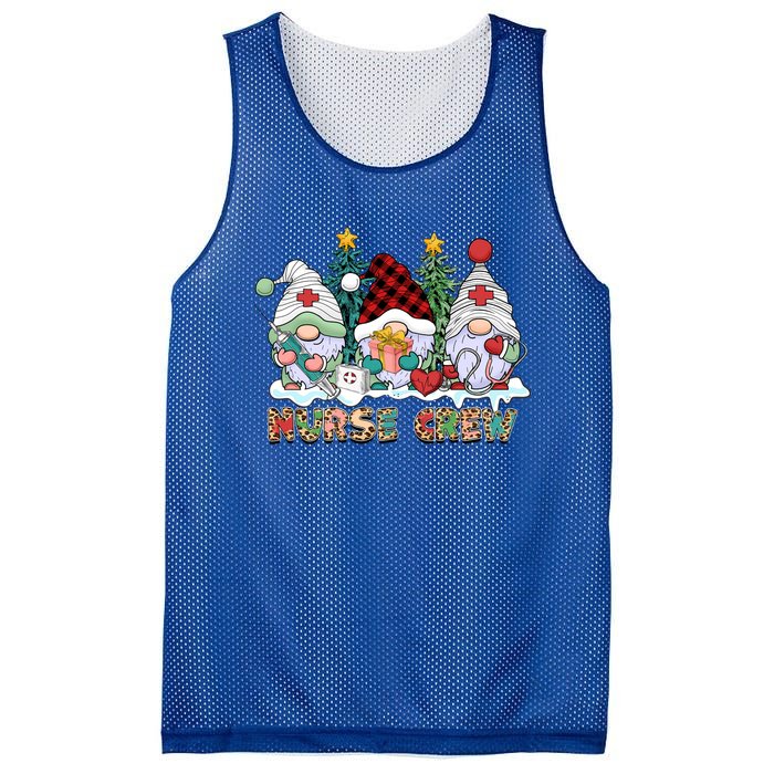 Leopard Nurse Christmas Gnomes Cute Xmas Scrub Nurses Gift Mesh Reversible Basketball Jersey Tank