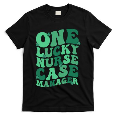 Lucky Nurse Case Manager St. Patrick's Day Case Management T-Shirt