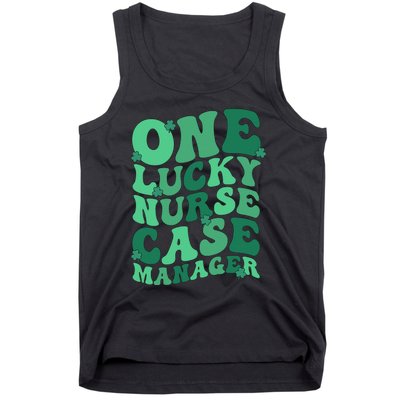 Lucky Nurse Case Manager St. Patrick's Day Case Management Tank Top