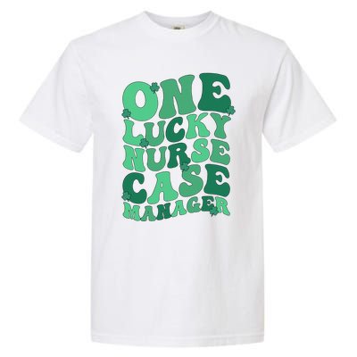 Lucky Nurse Case Manager St. Patrick's Day Case Management Garment-Dyed Heavyweight T-Shirt