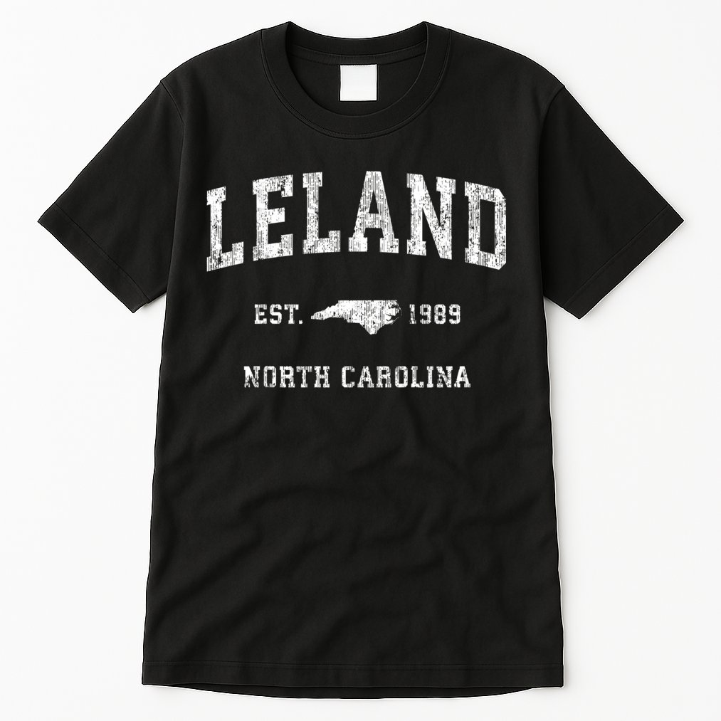 Leland North Carolina Nc Vintage Sports Tall T-Shirt