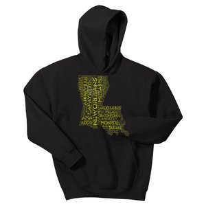 Louisiana Novelty Cities Kids Hoodie