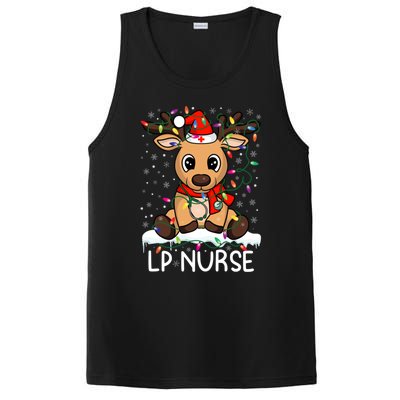 Lp Nurse Christmas Reindeer Santa Claus Xmas Nurse Scrubs Great Gift PosiCharge Competitor Tank