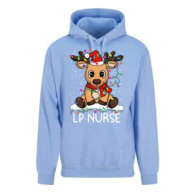 Lp Nurse Christmas Reindeer Santa Claus Xmas Nurse Scrubs Great Gift Unisex Surf Hoodie